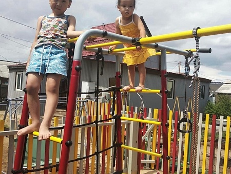 Детский спортивный комплекс для дачи ROMANA Богатырь