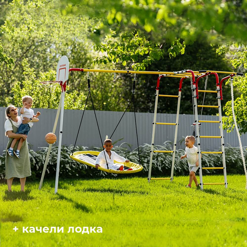 Детский спортивный комплекс для дачи ROMANA Акробат - 2, детская площадка для дачи